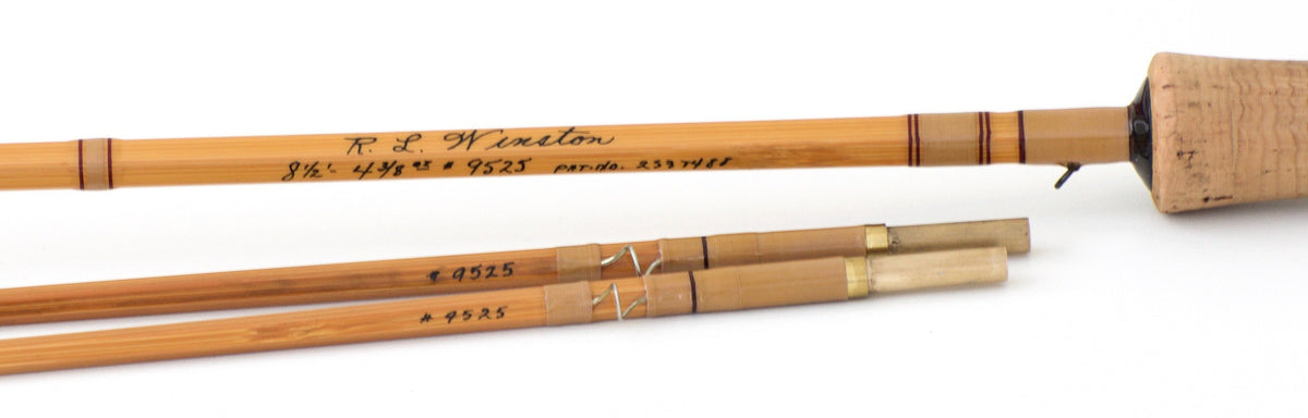 R.L. Winston Bamboo Rod  8'6" 2/2 #5/6 - ferrules and tip tops detail