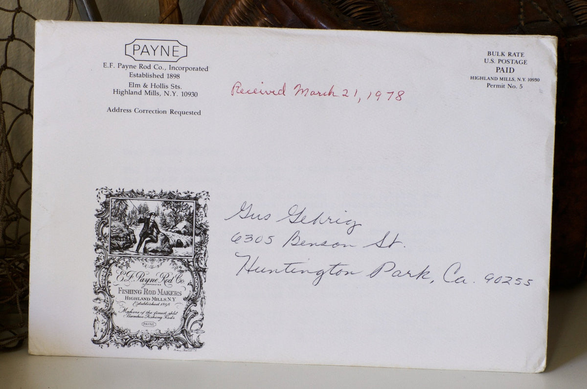 Payne Rod Co. Catalog - Walt Carpenter era (late 1970s)