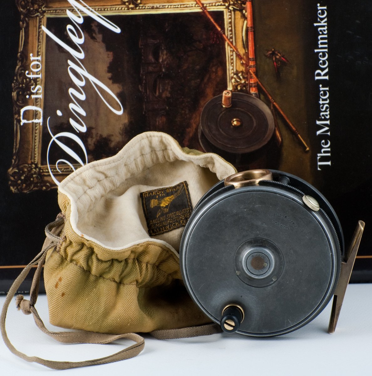 Dingley Fly Reel 3 3/8" - Perfect Style - LHW Westley Richards! 