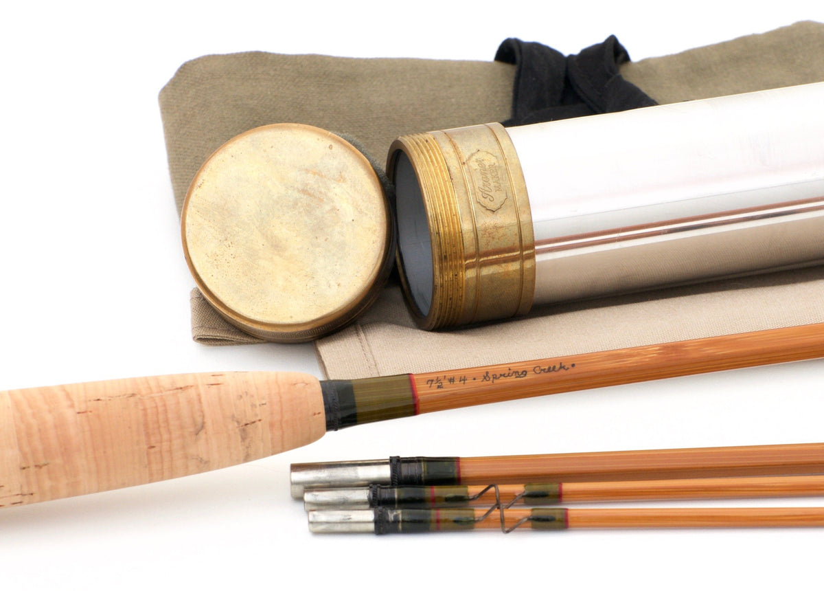 Marc Aroner Spring Creek Model 7'6 3/2 4wt Bamboo Rod 