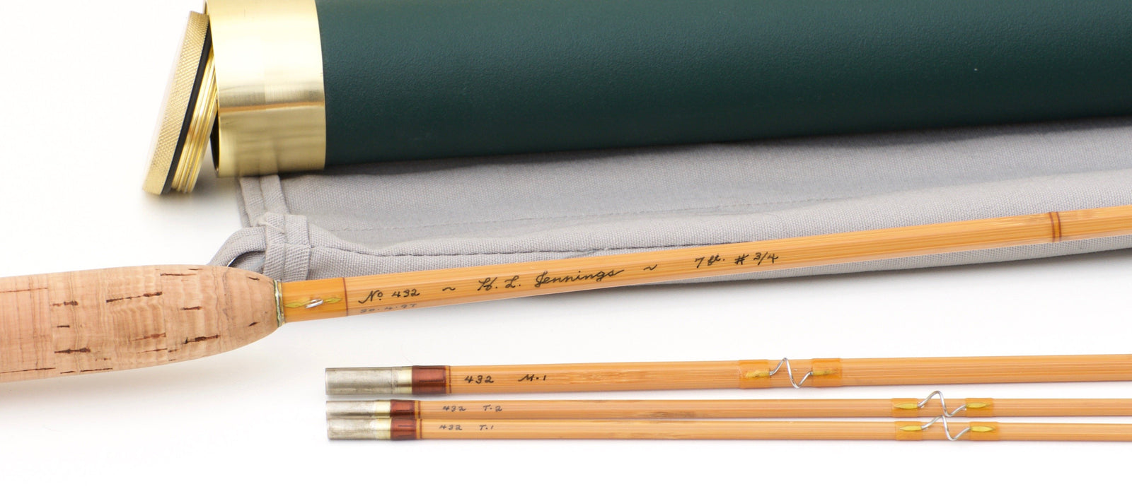 Jennings, Homer -- 7' 3/2 3-4wt Bamboo Rod