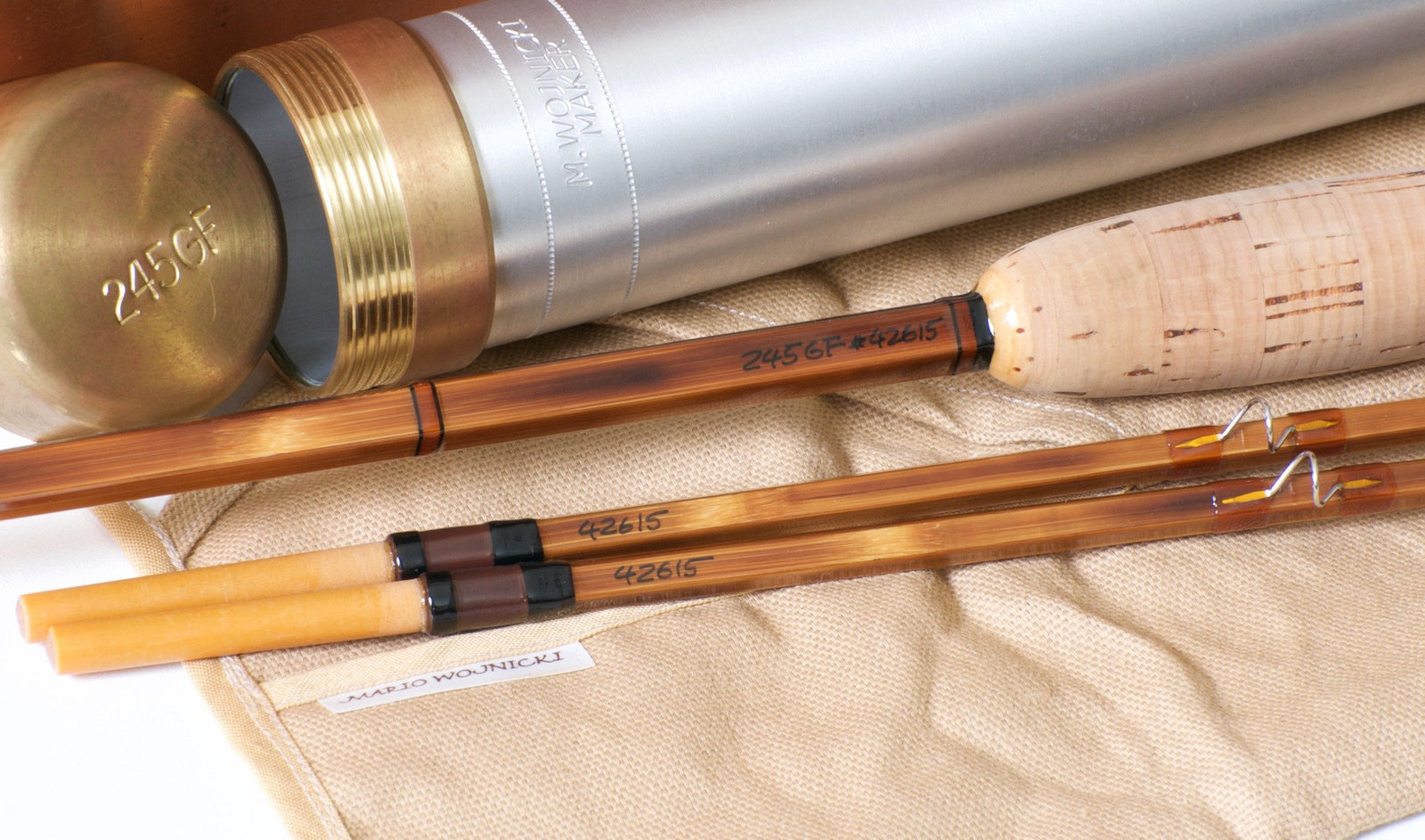 Wojnicki, Mario -- Model 245GF -- 8'1 5wt HB Penta Bamboo Rod 