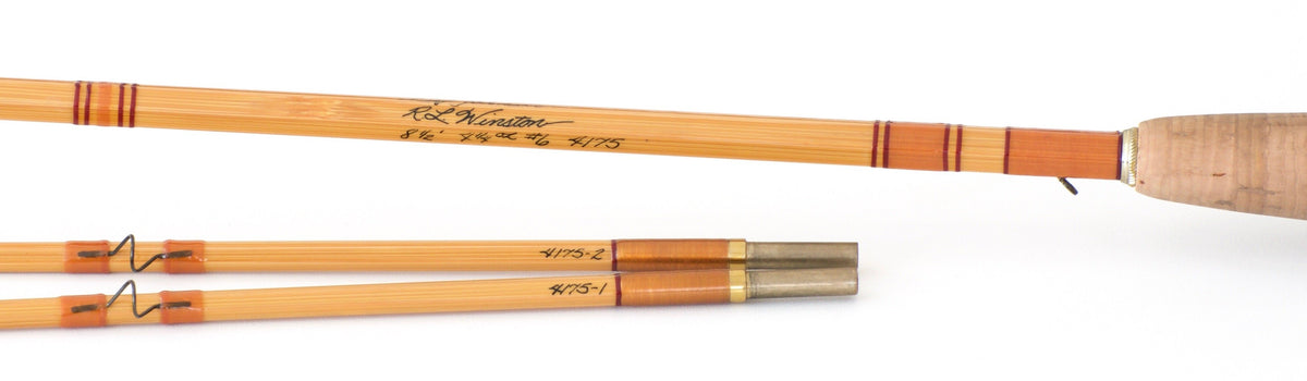 R.L. Winston Bamboo Rod 8'6" 2/2 #6 - ferrules and tip tops detail