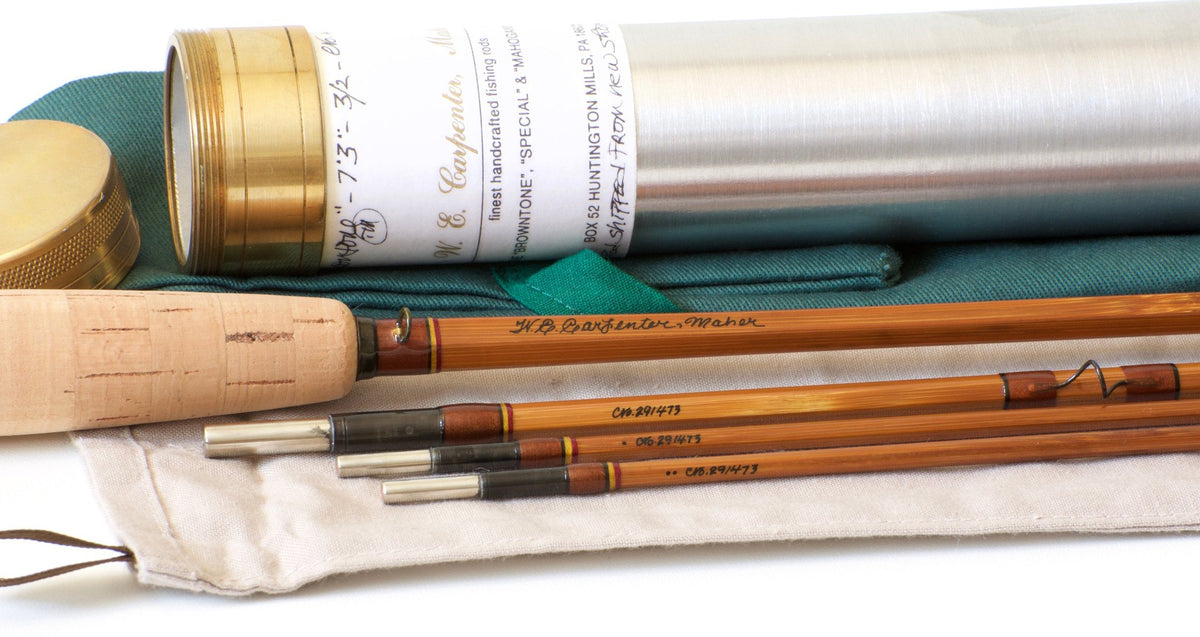 Walt Carpenter Browntone 7'3 4wt Bamboo Rod 