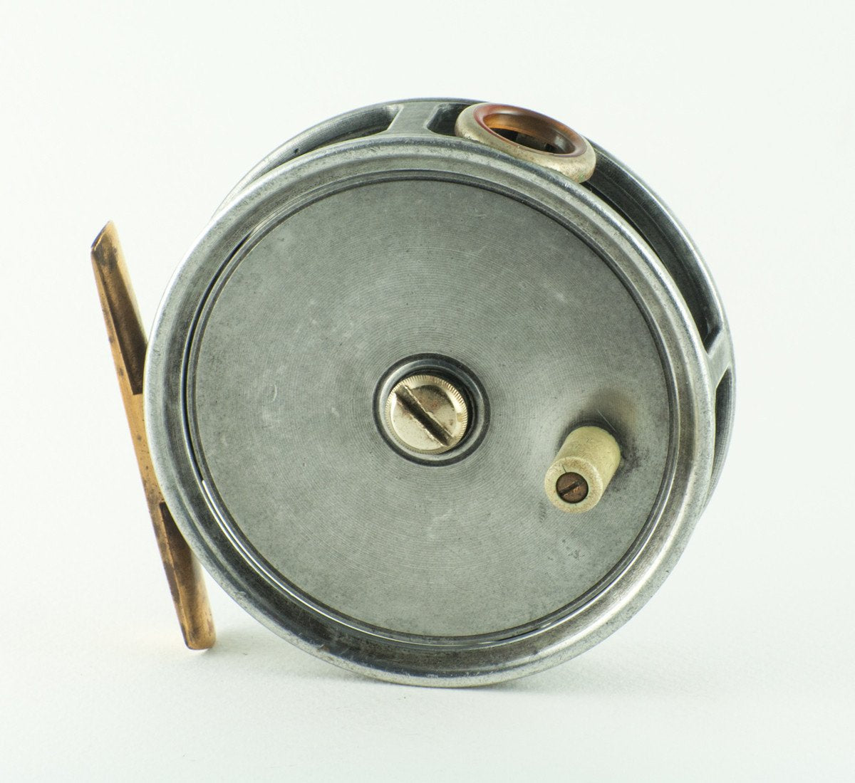 JW Young 3 3/8" Pattern 1 red agate fly reel 