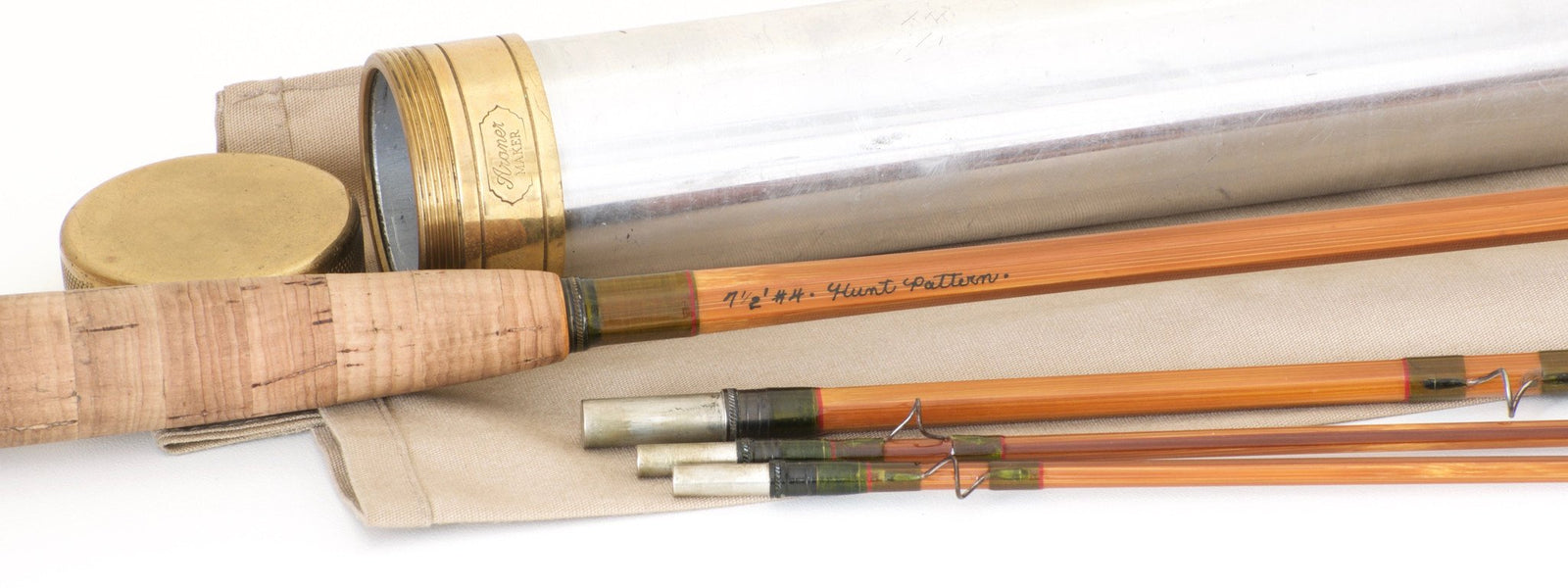 Marc Aroner Hunt Pattern 7'6 4wt Bamboo Rod 