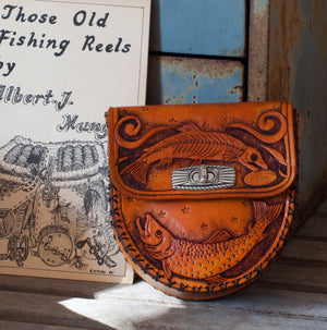 Annie Margarita Leather Reel Case - All Saint's Day