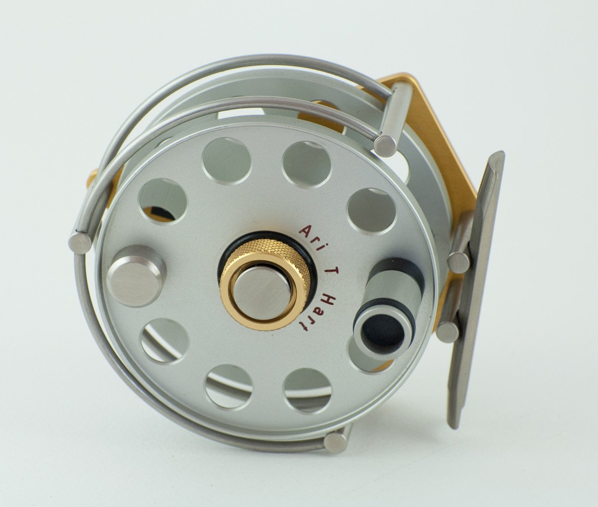 ari hart triangle fly reel Ari 't Hart Triangle II titanium color fly reel - mint