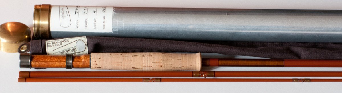 Left Coast Tackle Fiberglass rod 7'3 3/1 4wt