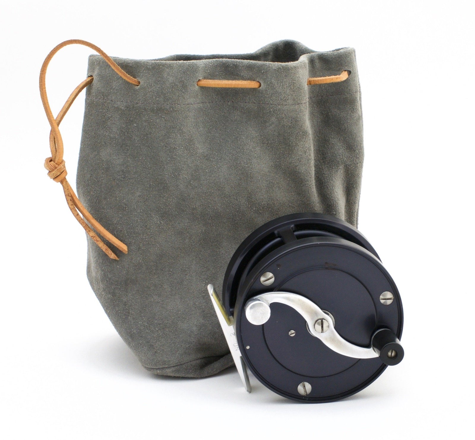 Bogdan Model 2LG Salmon Fly Reel - All Black