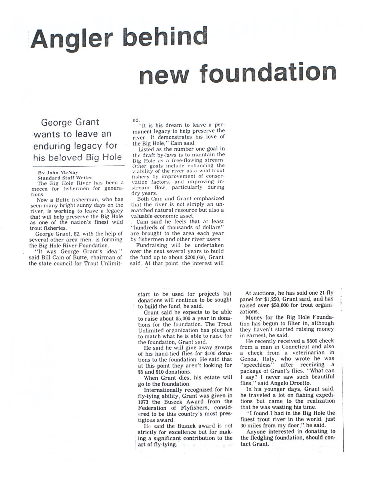 Grant, George - Fly Collection 