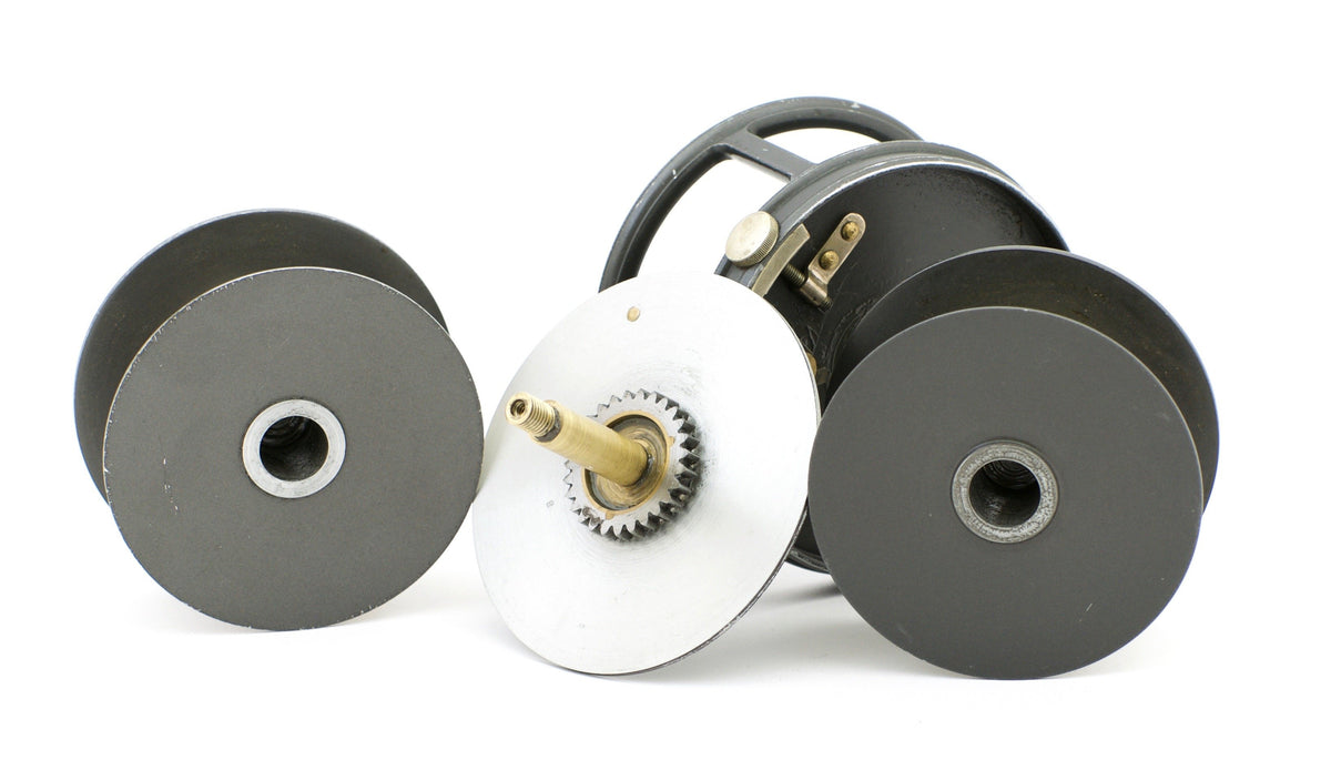 Hardy Perfect 3 3/4" Wide Drum Fly Reel and Spare Spool 