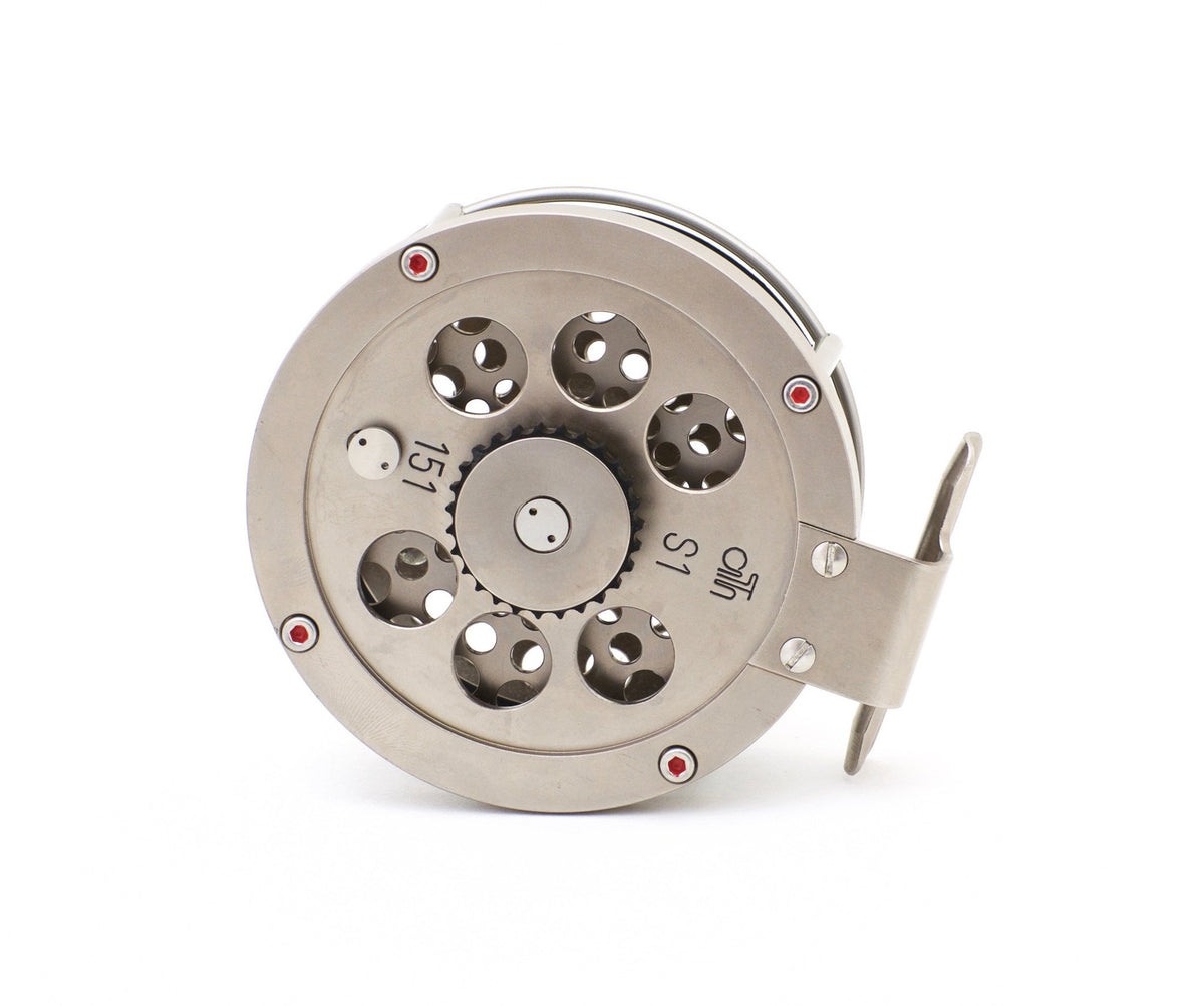 Ari 't Hart S1 Fly Reel and Spare Spool - Nickel Plated