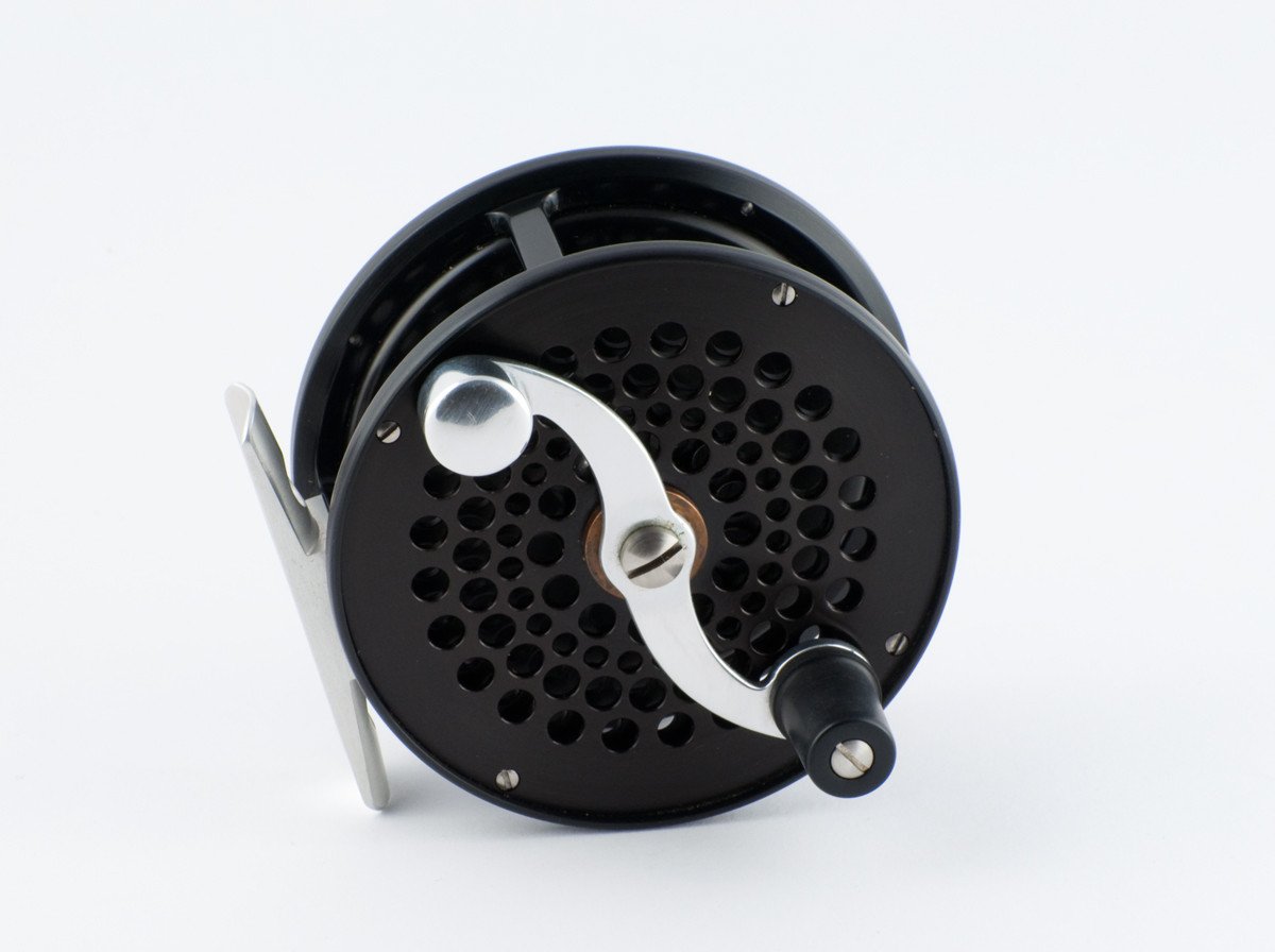 Bogdan Large Trout fly reel - all black