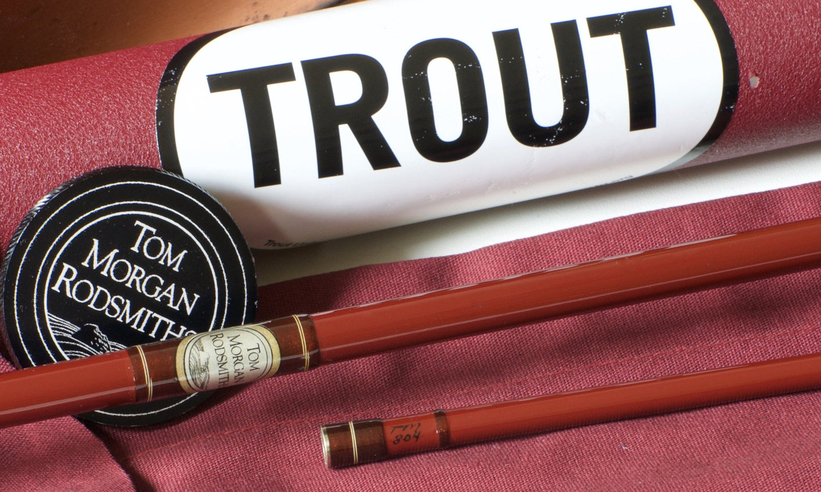 Tom Morgan Rodsmiths / Larry Kenney Fiberglass Fly Rod - 8' 2pc 4wt 