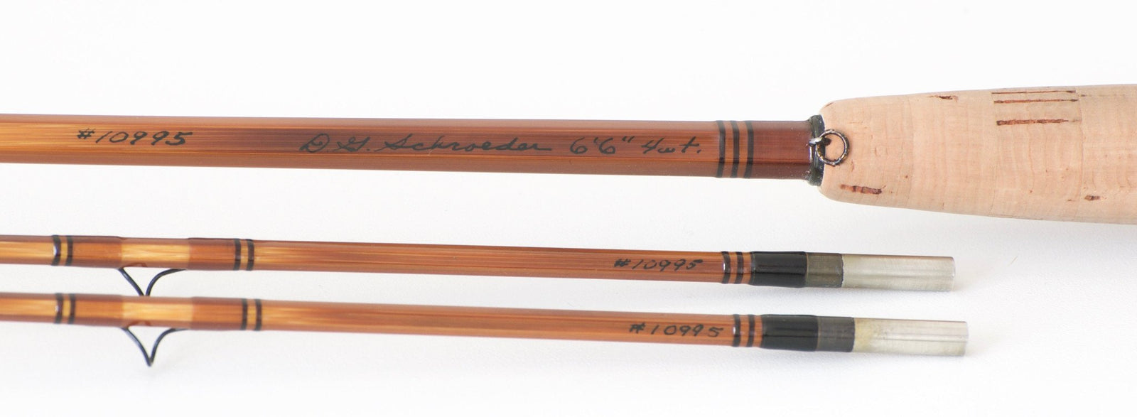 Schroeder, Don -- 6'6 4wt Bamboo Rod 