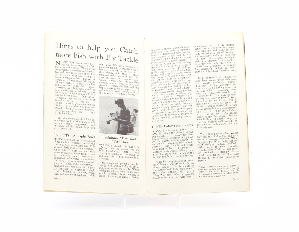 Weber - "Fly Casting Instruction" Booklet
