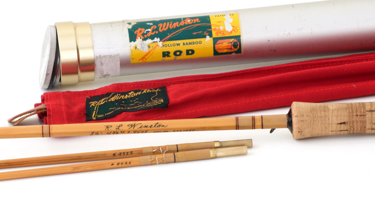R.L. Winston Bamboo Rod  8'6" 2/2 #5/6 - handle grip and reel seat detail