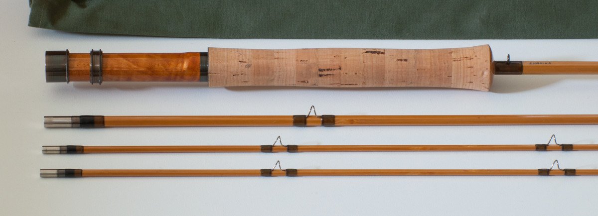 Hidy, Jim - 7'9 3/2 4wt Hollowbuilt Bamboo Rod 