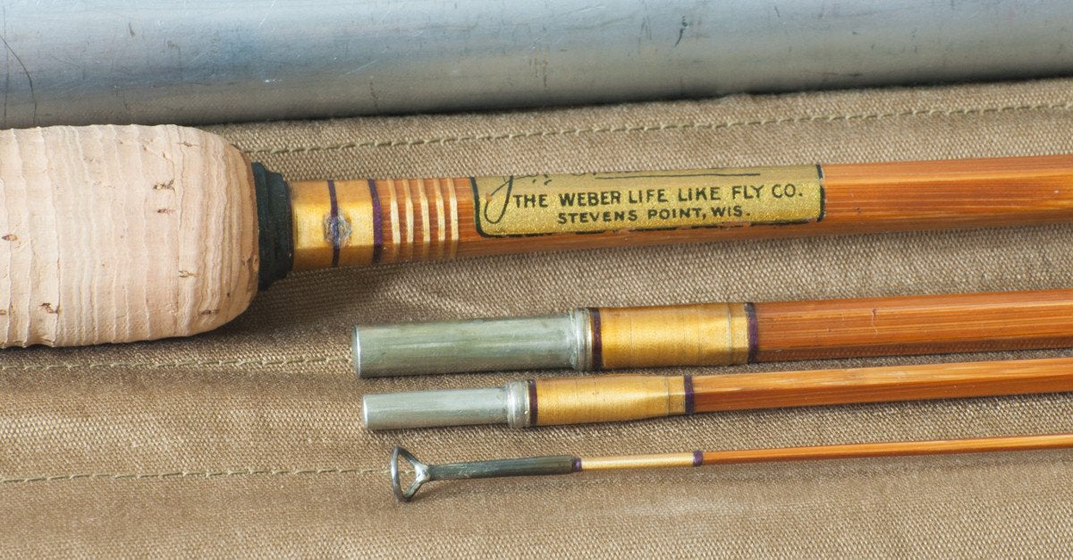 E.W. Edwards Weber Henshall Bamboo Rod 8' 3/2 #4/5 - Spinoza Rod Company