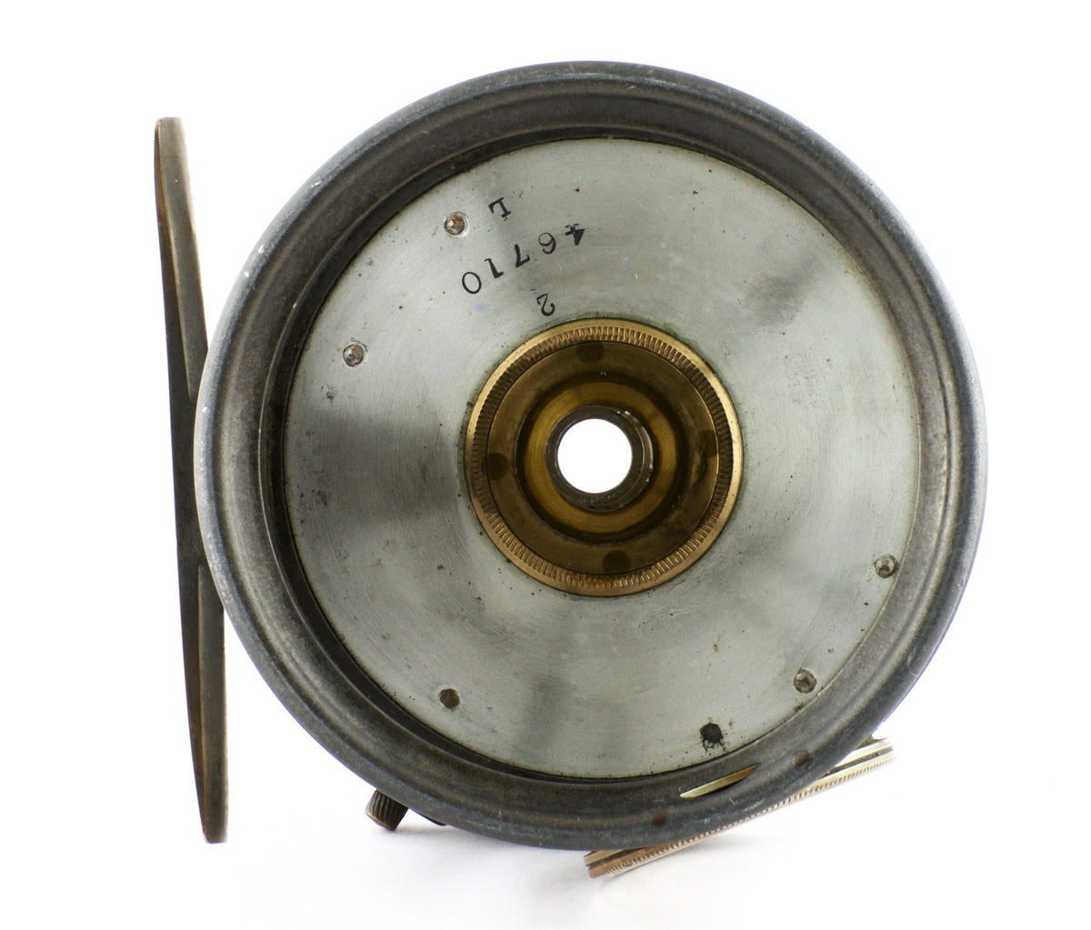 Hardy Perfect 4" Wide Drum 1905 Check Fly Reel