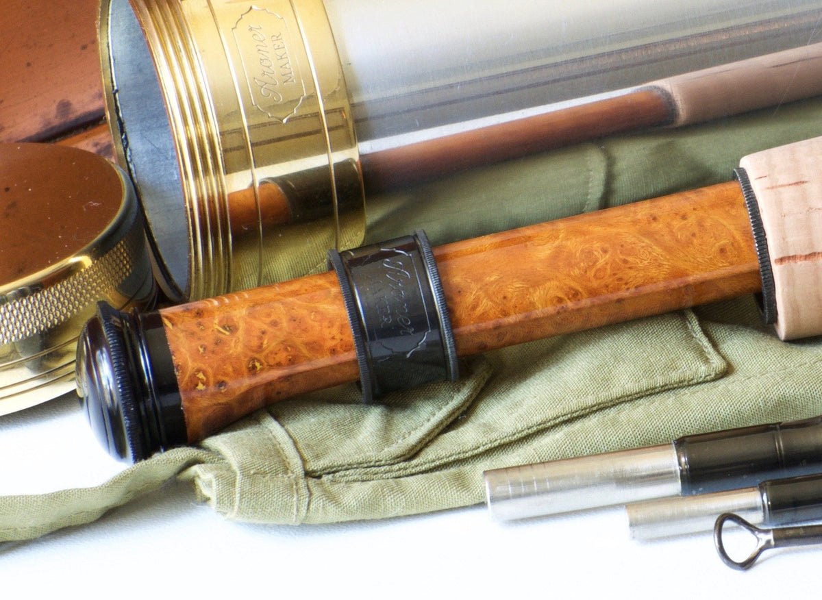 Marc Aroner 7'6 3/2 6wt Hunt Pattern Special Bamboo Rod 