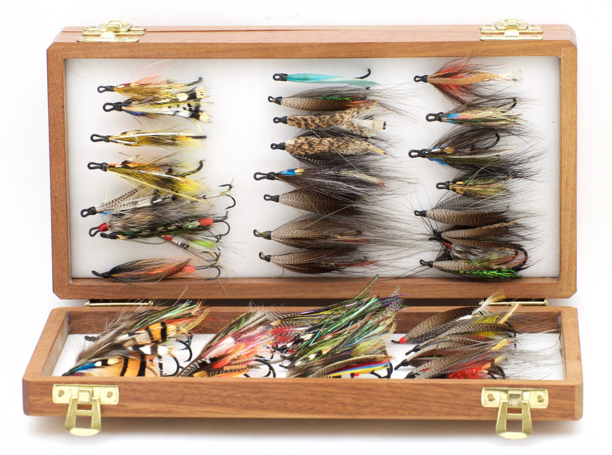 Wheatley Presentation Box w/ Salmon Flies 