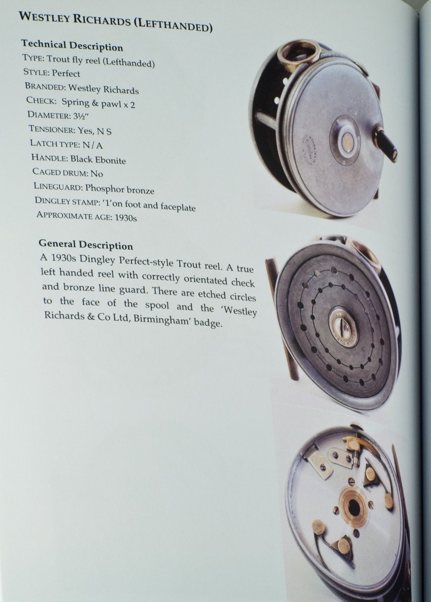 Dingley Fly Reel 3 3/8" - Perfect Style - LHW Westley Richards! 