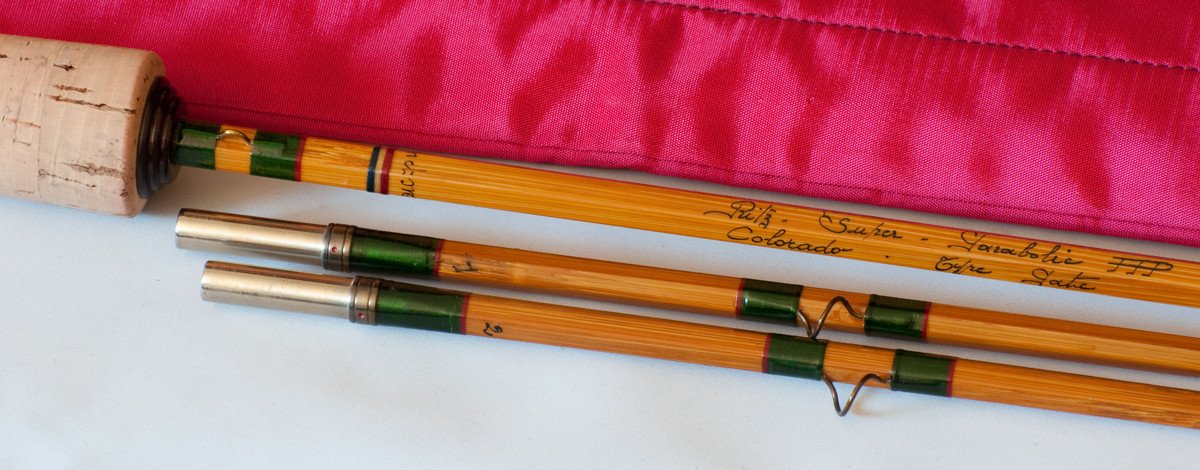 Pezon et Michel Super Parabolic PPP, "Colorado" Bamboo Rod 7'7 2/2 5-6wt 