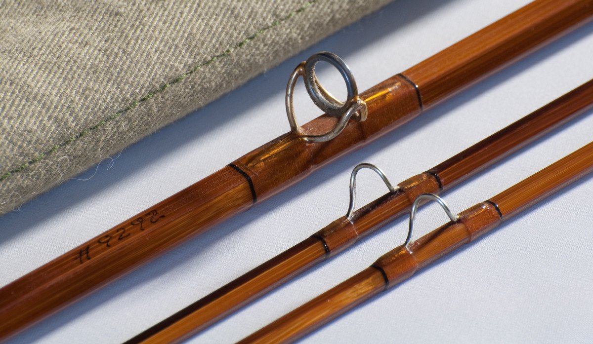 Bob Summers Model 856 Deluxe Bamboo Rod 8' 2/2 #5/6 - detail view