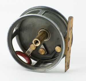 JW Young 2 1/2" Pattern 1 red agate fly reel