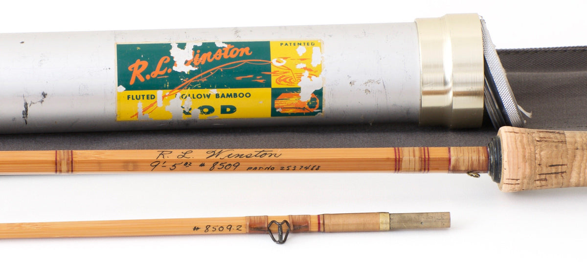 R.L. Winston Bamboo Rod 9' 2/1 #6/7 - handle grip and reel seat detail