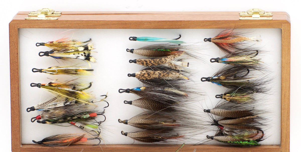 Wheatley Presentation Box w/ Salmon Flies 