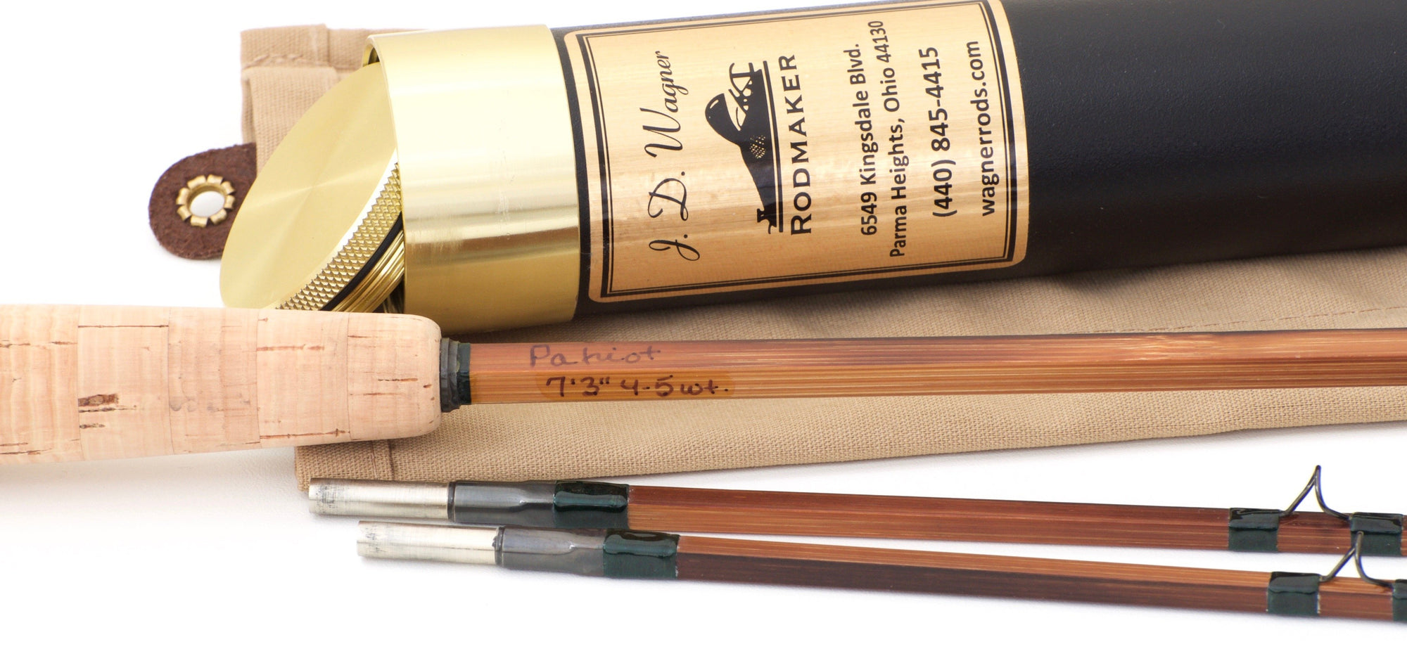 Wagner, J.D. -- Patriot Series Quad Bamboo Rod 7'3 4-5wt 