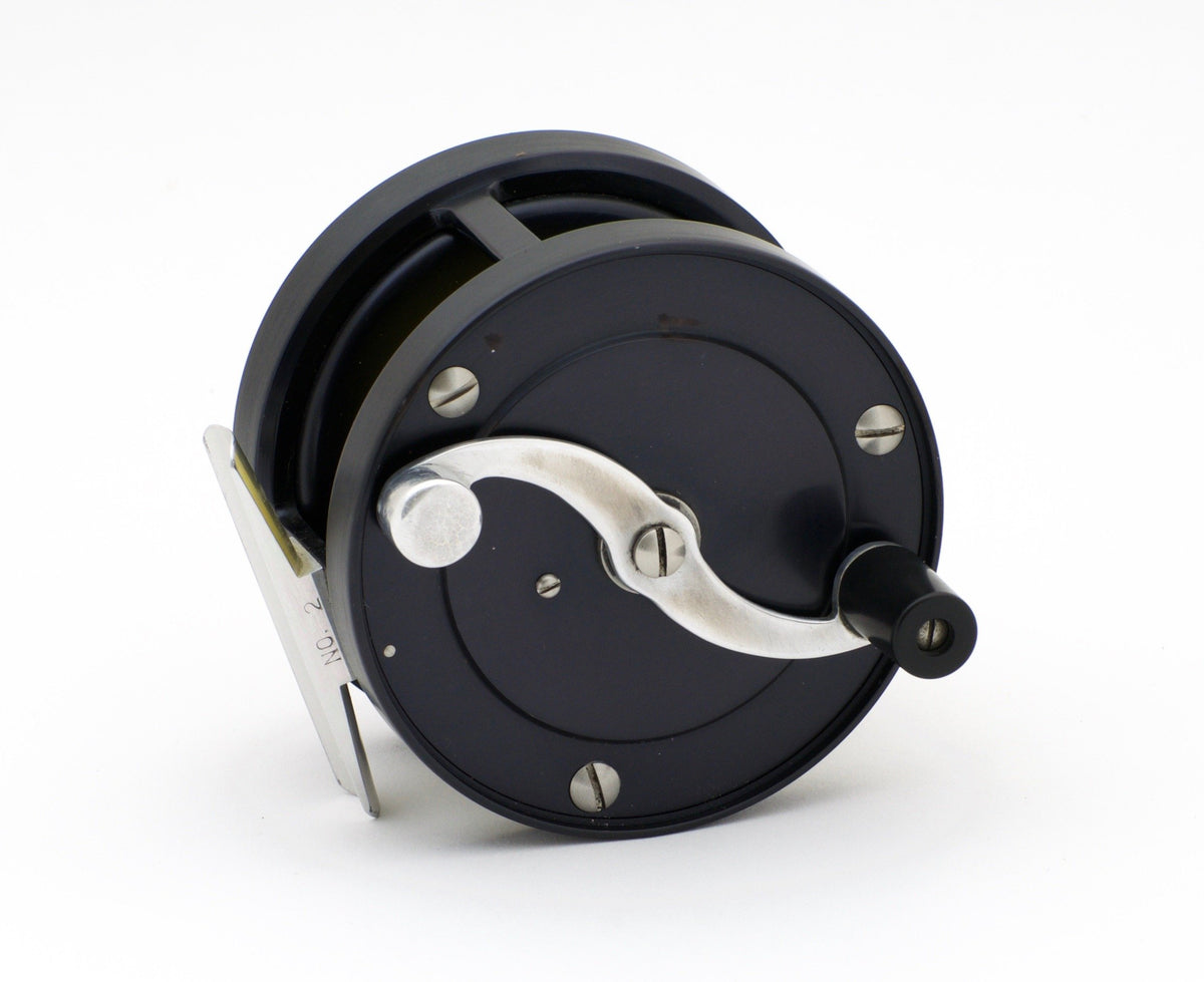 Bogdan Model 2LG Salmon Fly Reel - All Black