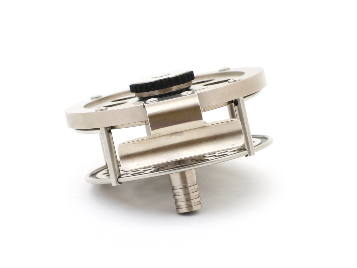 Ari 't Hart S1 Fly Reel and Spare Spool - Nickel Plated