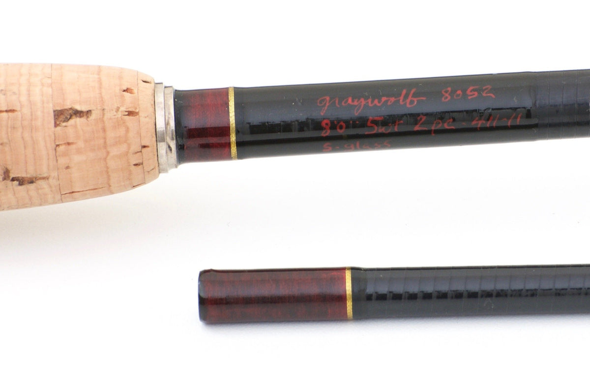 Graywolf Rods - 8' 5wt 2pc Fiberglass Fly Rod 