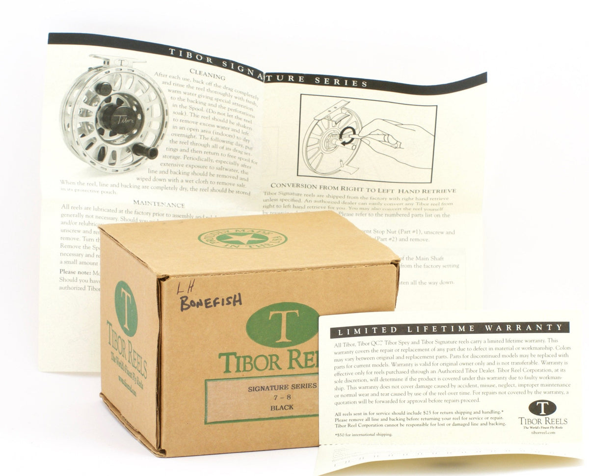 Tibor Signature Series 7/8 Fly Reel and Spare Spool