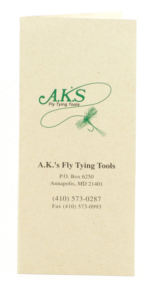 Best, A.K. -- Fly Tying Vise and Tools