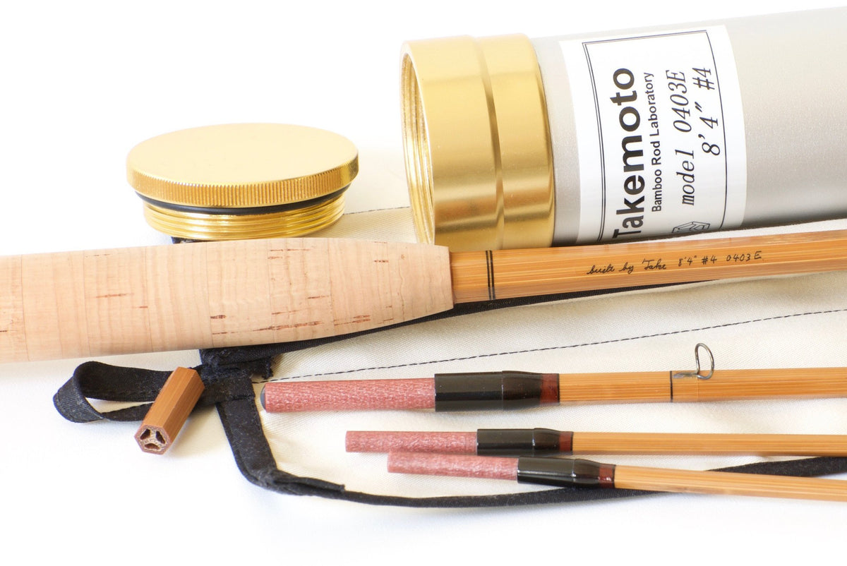 Takemoto Hollowbuilt Bamboo Rod - 8'4 3/2 4wt