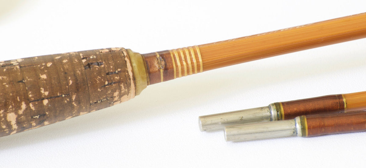 Edwards, E.W. -- Extremely Scarce Signed 7'6 De Luxe Bamboo Rod 