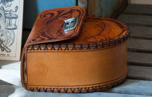 Annie Margarita Leather Reel Case - All Saint's Day