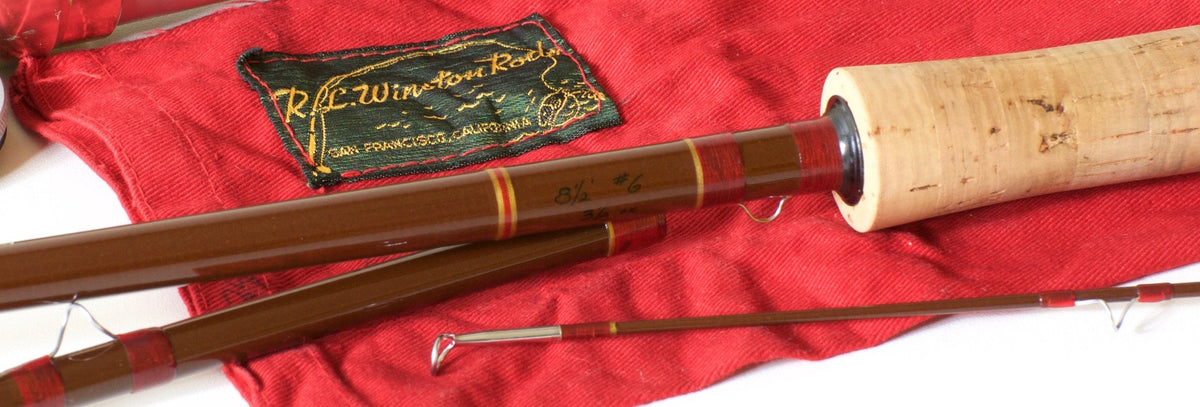 Winston, R.L. -- 8'6 6wt Fiberglass Rod - SF era 