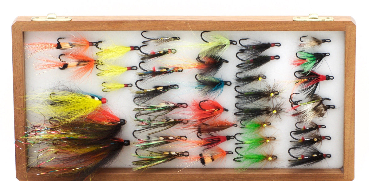 Wheatley Presentation Box w/ Salmon Flies 