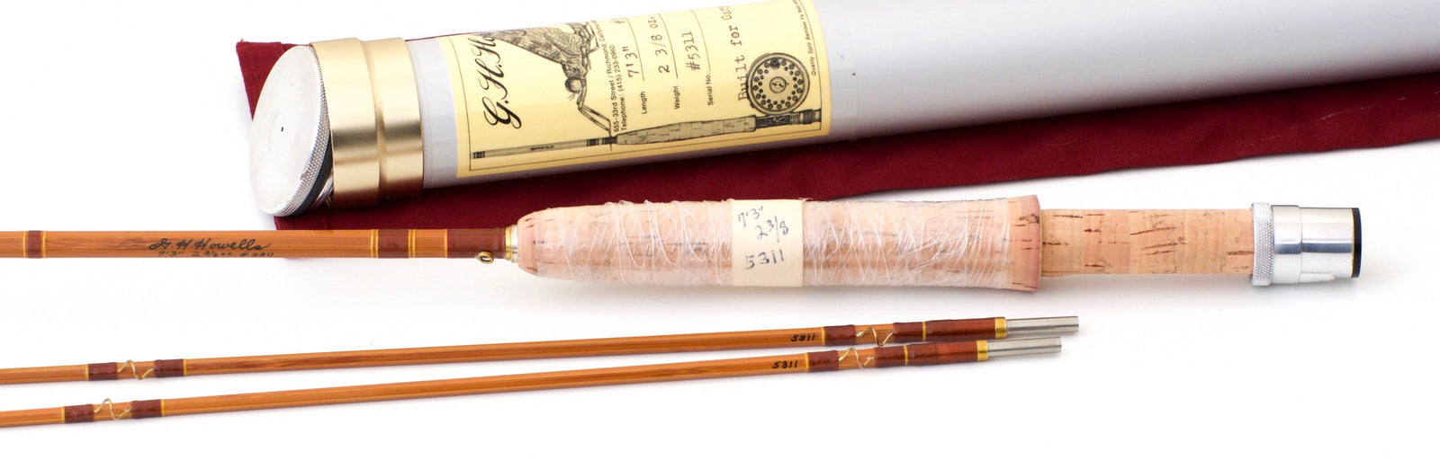 Howells, Gary -- 7'3 3wt Bamboo Rod 