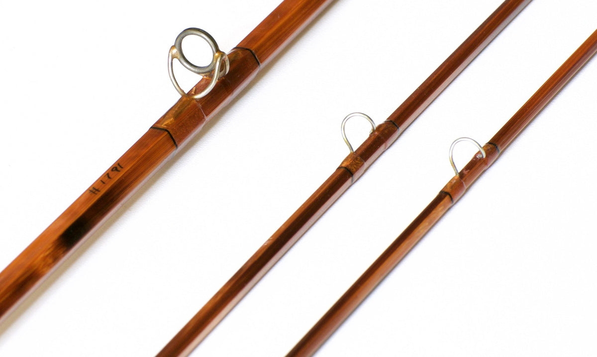 Bob Summers Model 856 Bamboo Rod 8' 2/2 #5/6 - rod sections with wraps and hardware