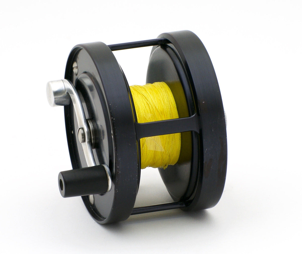 Bogdan Model 2LG Salmon Fly Reel - All Black