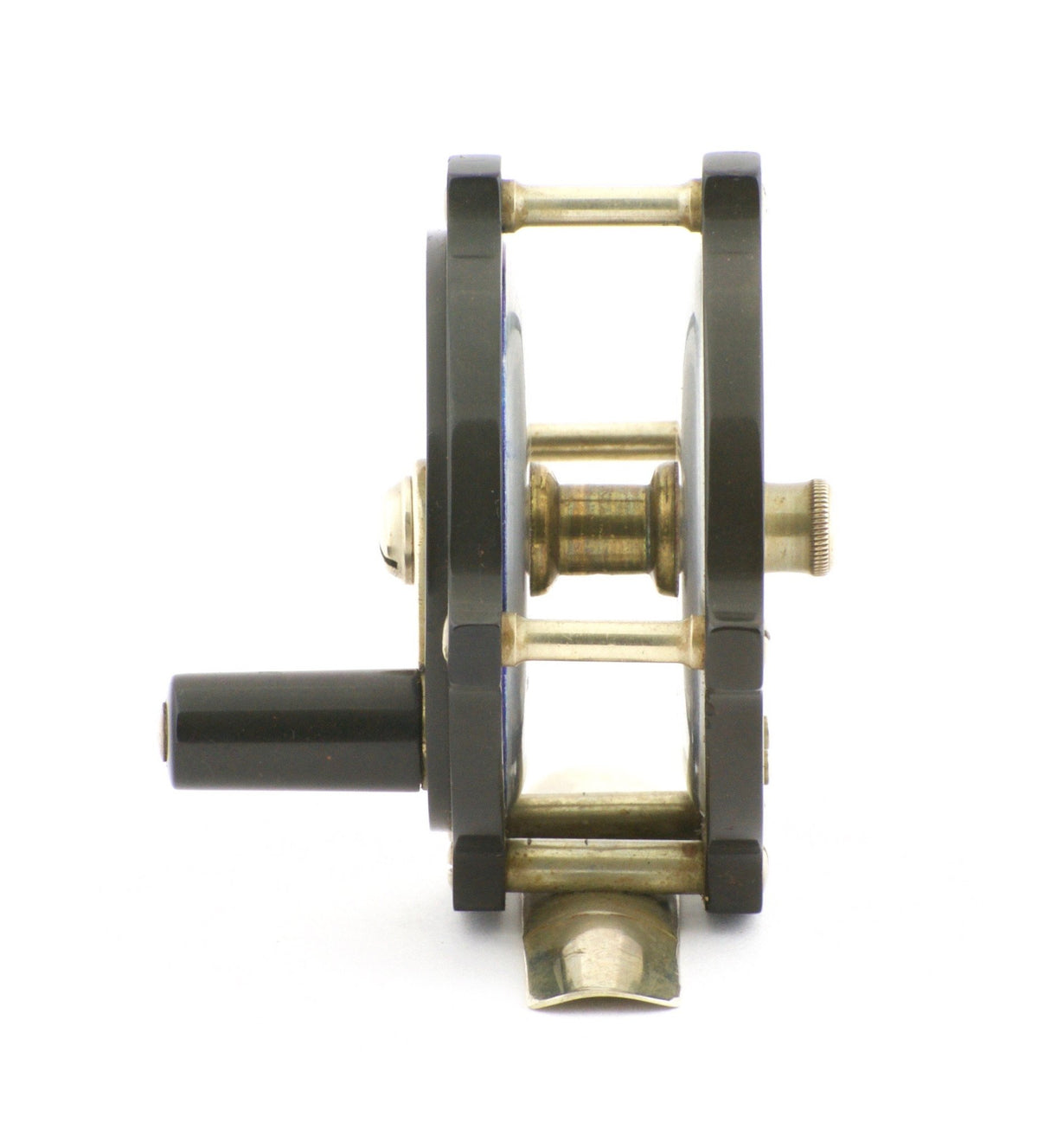 William Mills & Son Original "Fairy" Raised Pillar / Hard Rubber Fly Reel 