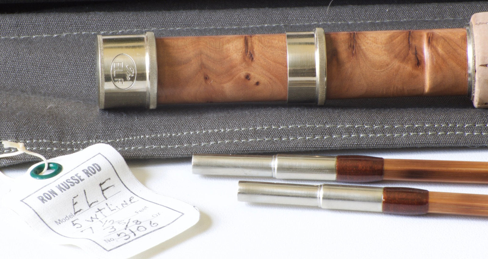 Ron Kusse "Elf" Model - 7'6 2/2 5wt Bamboo Rod 