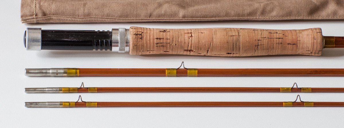 Phillipson Pacemaker Bamboo Rod 8'6 3/2 6wt - maker signature and rod markings